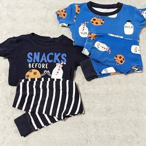 Carters 24 month pajama set bundle 4 piece 2 set